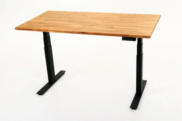 UpDown Desk PRO Series Electric Standing Desk with Acacia Desktop