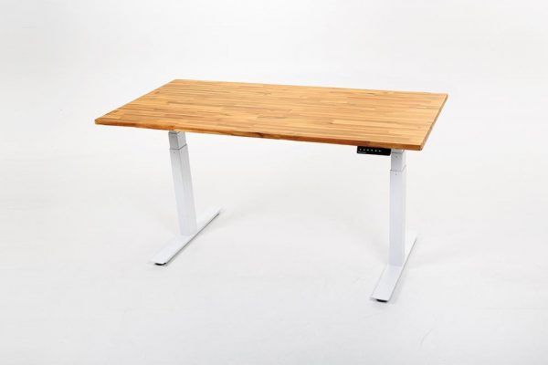 UpDown Desk PRO Series Electric Standing Desk with Acacia Desktop